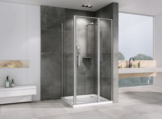 Душевой уголок ABBER Sonnenstrand 110x70см хром AG04110S-S70